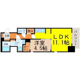 パークアクシス名古屋山王【6階】の間取り