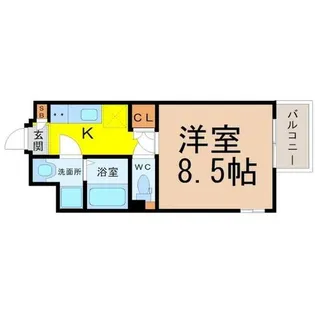 シュトラール千代田【9階】の間取り