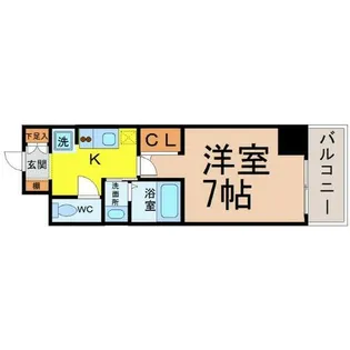 リアライズ代官町【7階】の間取り