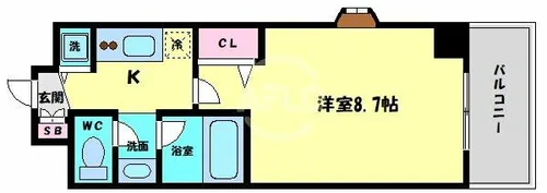 コンフォルトK【4階】の間取り