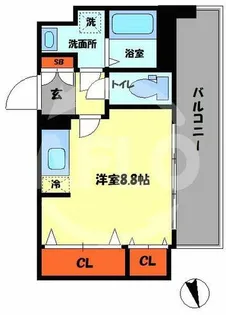 CASSIA福島駅前【3階】の間取り