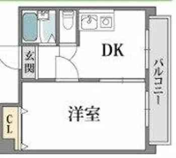 グランドール長堀【7階】の間取り