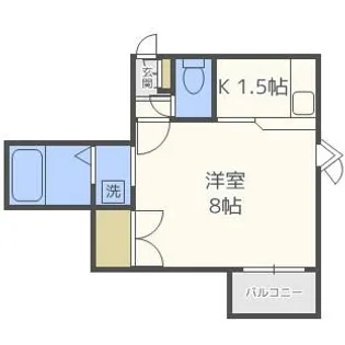 カステロ・デル・フィオーレ【101号室】の間取り