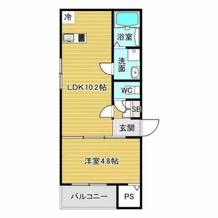 メゾンみけ【3階】の間取り