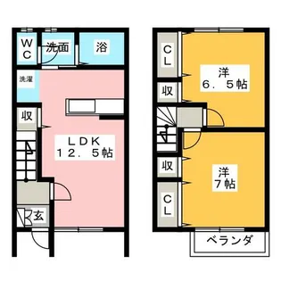 ヴィラジョイ【1階】の間取り