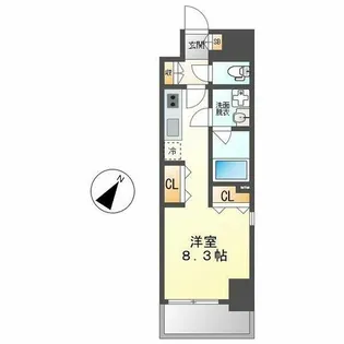 レジーナ鶴舞【7階】の間取り