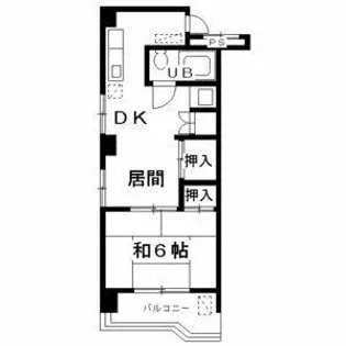 第7スカイビル【4階】の間取り
