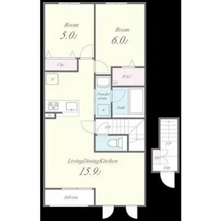 ガーデンホーム青葉丘【2階】の間取り