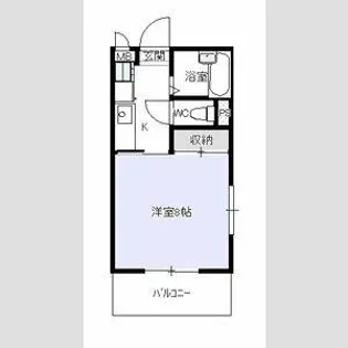 ヒロタハイツ【1階】の間取り