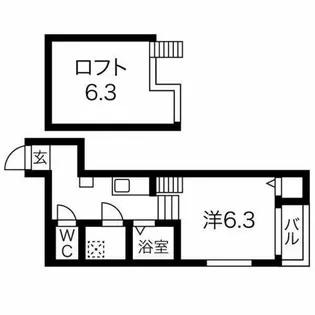 シャルマン・サリ 十番町【1階】の間取り