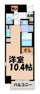 ベルルージュ中村公園【6階】の間取り