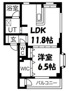 センキ【3階】の間取り