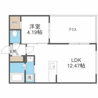 Dominion N27【105号室】の間取り
