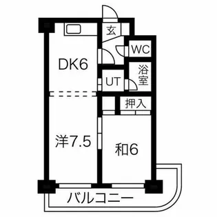 アルファスクエア麻生【4階】の間取り