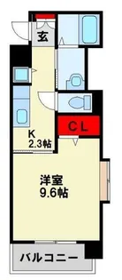 セレスタイト黒崎【9階】の間取り