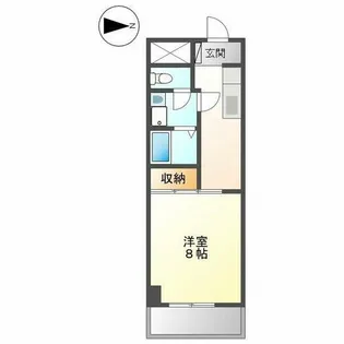 センチュリー材菊【308号室】の間取り