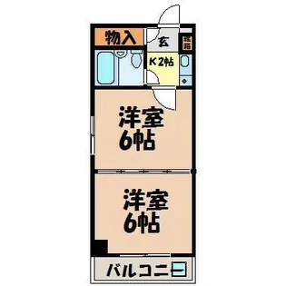 プリンセス今池【5階】の間取り