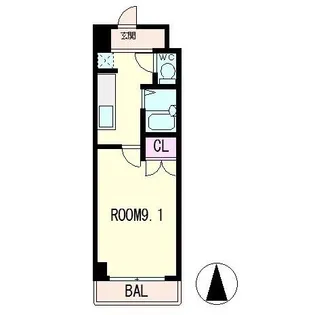 アートプラザ光【2階】の間取り