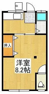 山内ハイツ(日置荘原寺町)【2階】の間取り