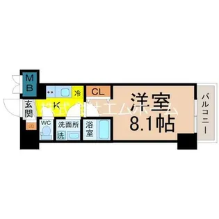 愛知県名古屋市西区新道2丁目【マンション】の間取り