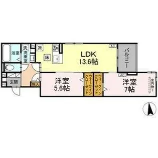 グランカメリア【1階】の間取り