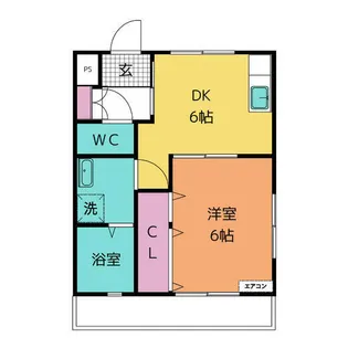 クレイン園【2階】の間取り
