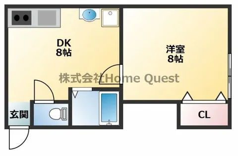 ライラック商大前【2階】の間取り