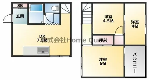 シャトールメール【4階】の間取り