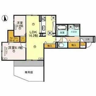 カーサルミノサ王子町【1階】の間取り