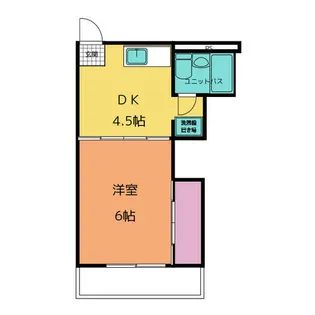 カーサU【3階】の間取り