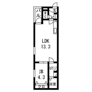 GranVita吹上【201号室】の間取り