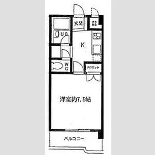 メゾン朋友【4階】の間取り