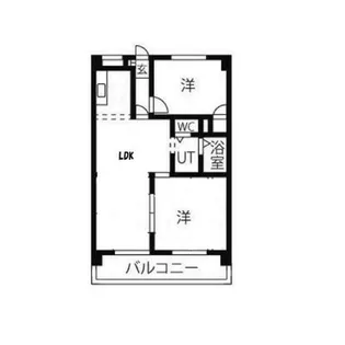 ヒルハイツ桃山【2階】の間取り