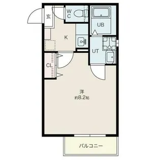 リブレア日比野西A棟【2階】の間取り