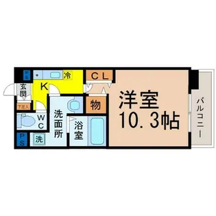 HF今池南レジデンス WEST棟【3階】の間取り