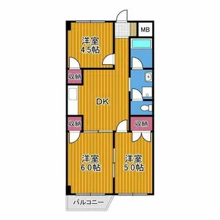 SAMURAIマンション【5階】の間取り