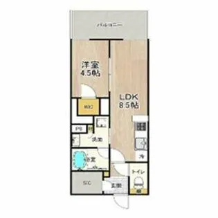 PHOERMETENNOJIEast【3階】の間取り