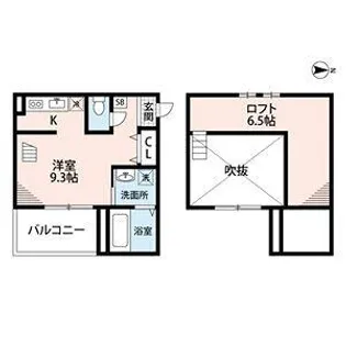 ESPACE DECORE【1階】の間取り