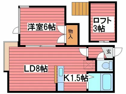 グランステージ月寒中央【2階】の間取り
