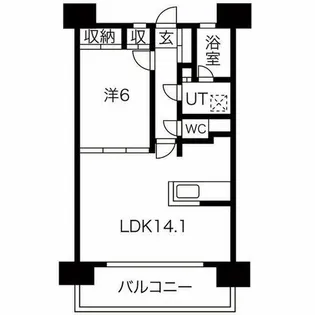 上前津ライズ【5階】の間取り
