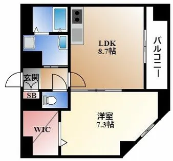 YOSHINO SQUARE【4階】の間取り