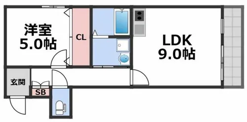 グランクローチェ【2階】の間取り