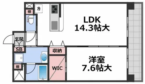リバティ バランス【3階】の間取り
