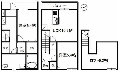 ル・ソレイユ 709【101号室】の間取り