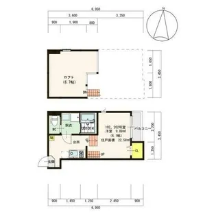 ペールエール【2階】の間取り