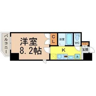 プログレッソ鶴舞【6階】の間取り
