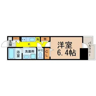 WillDo太閤通(ウィルドゥタイコウドオリ)【13階】の間取り