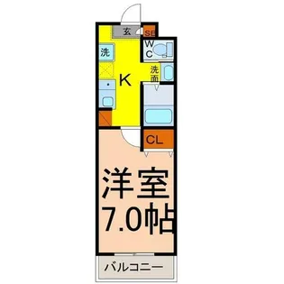 A・City瑞穂雁道【5階】の間取り