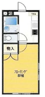 サクシードハイツ北条【1階】の間取り