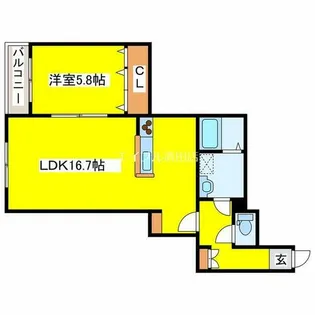 Nプラザ【3階】の間取り